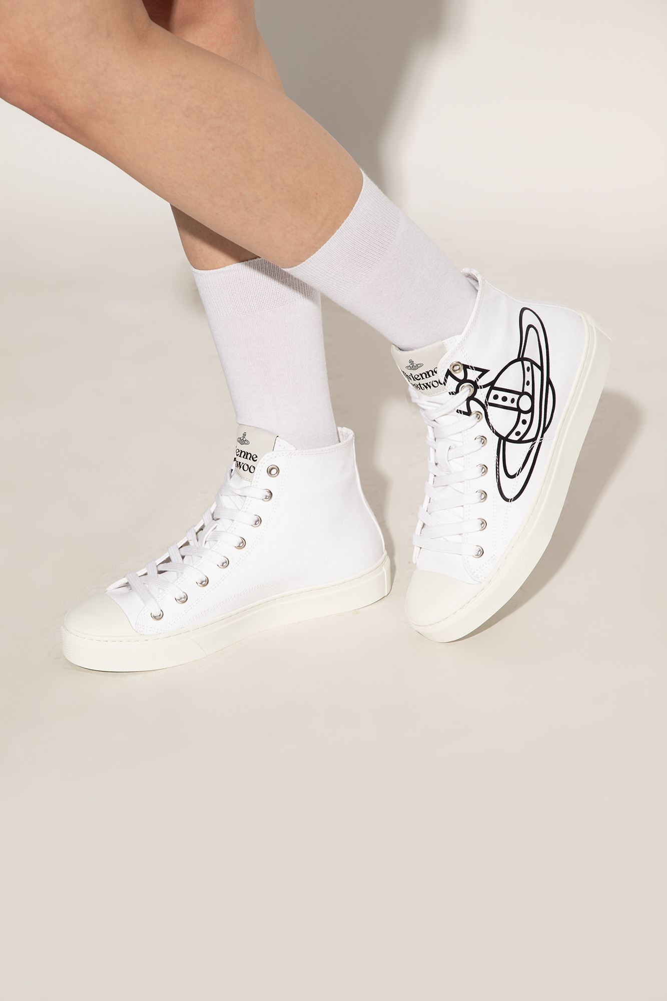 top sneakers Vivienne Westwood - heel ankle boots - White 'Plimsoll High  Top' high - SchaferandweinerShops Australia